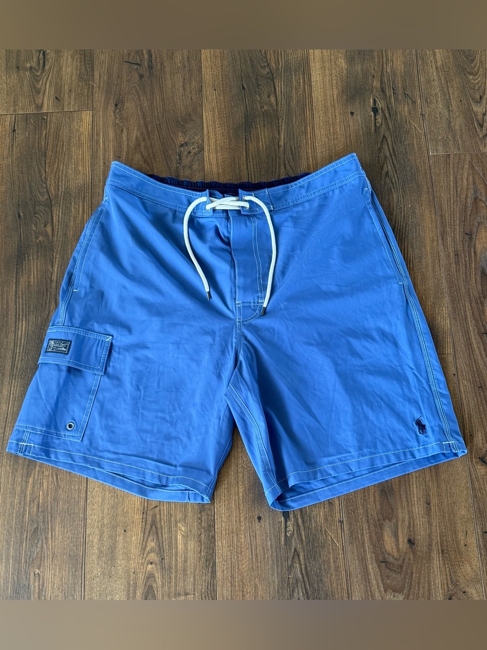 Men's Polo Ralph Lauren 8.5 Inch Kailua Classic Fit Swim Trunks Blue XL